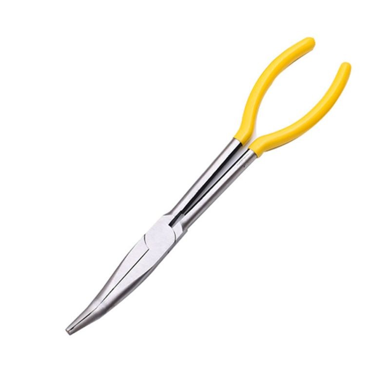 Pliers Plug Cable Puller Long Needle Nose Plier Wire Cutter Hose Clamp Hand Tool