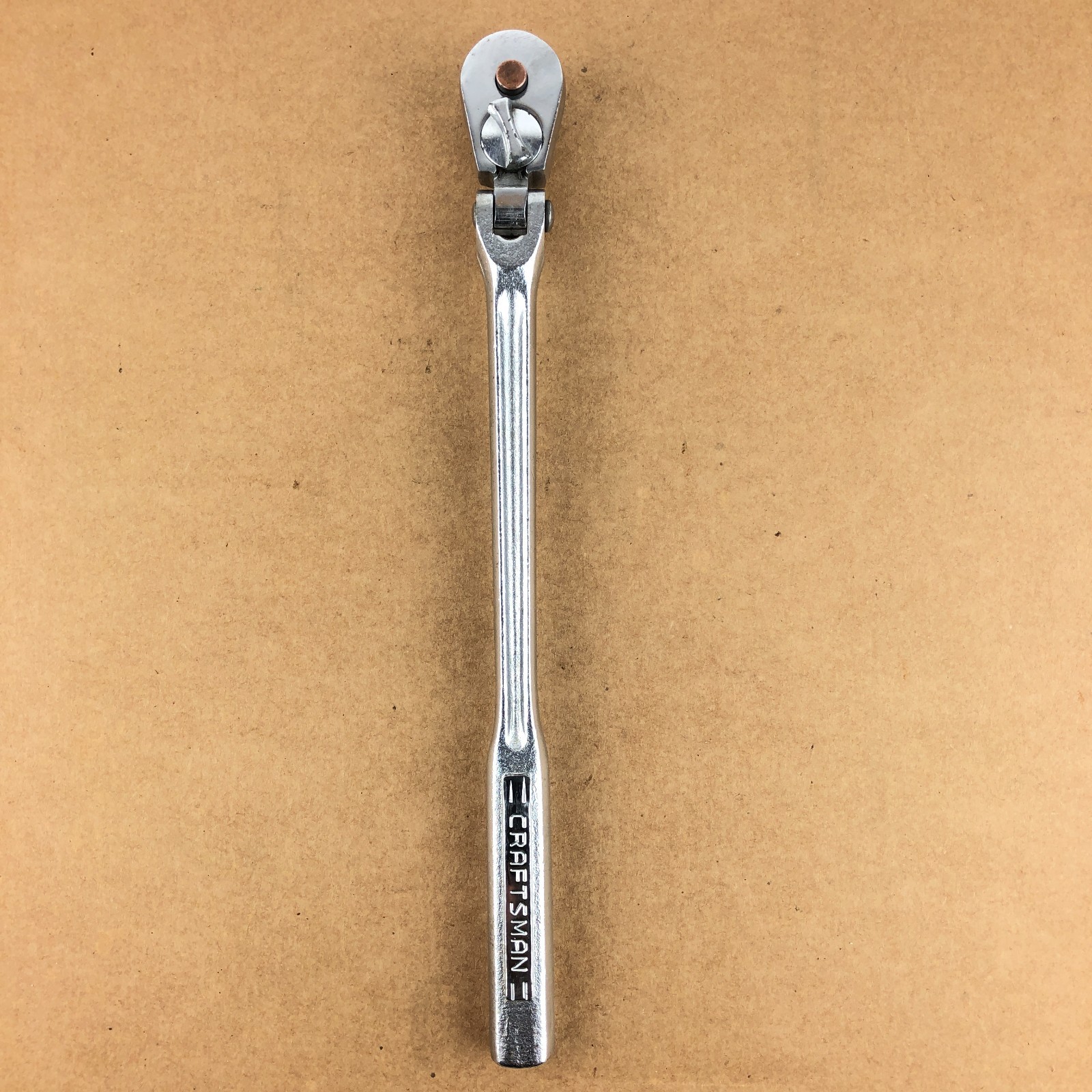 VINTAGE CRAFTSMAN 42791 Flex Head Ratchet 3/8″ Drive -VV- QR Reversible