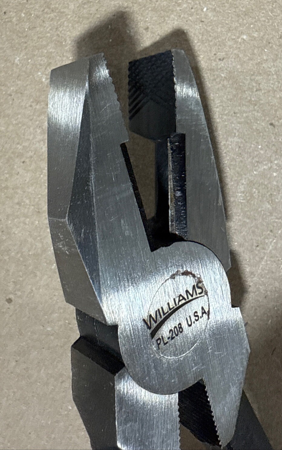 Williams 8-1/2” Industrial Grade Linesman Pliers PL-208 USA NEW