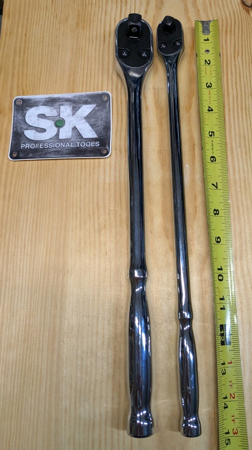 SK Professional Tools 3/8″ & 1/2″ Long Handle Combo Pack