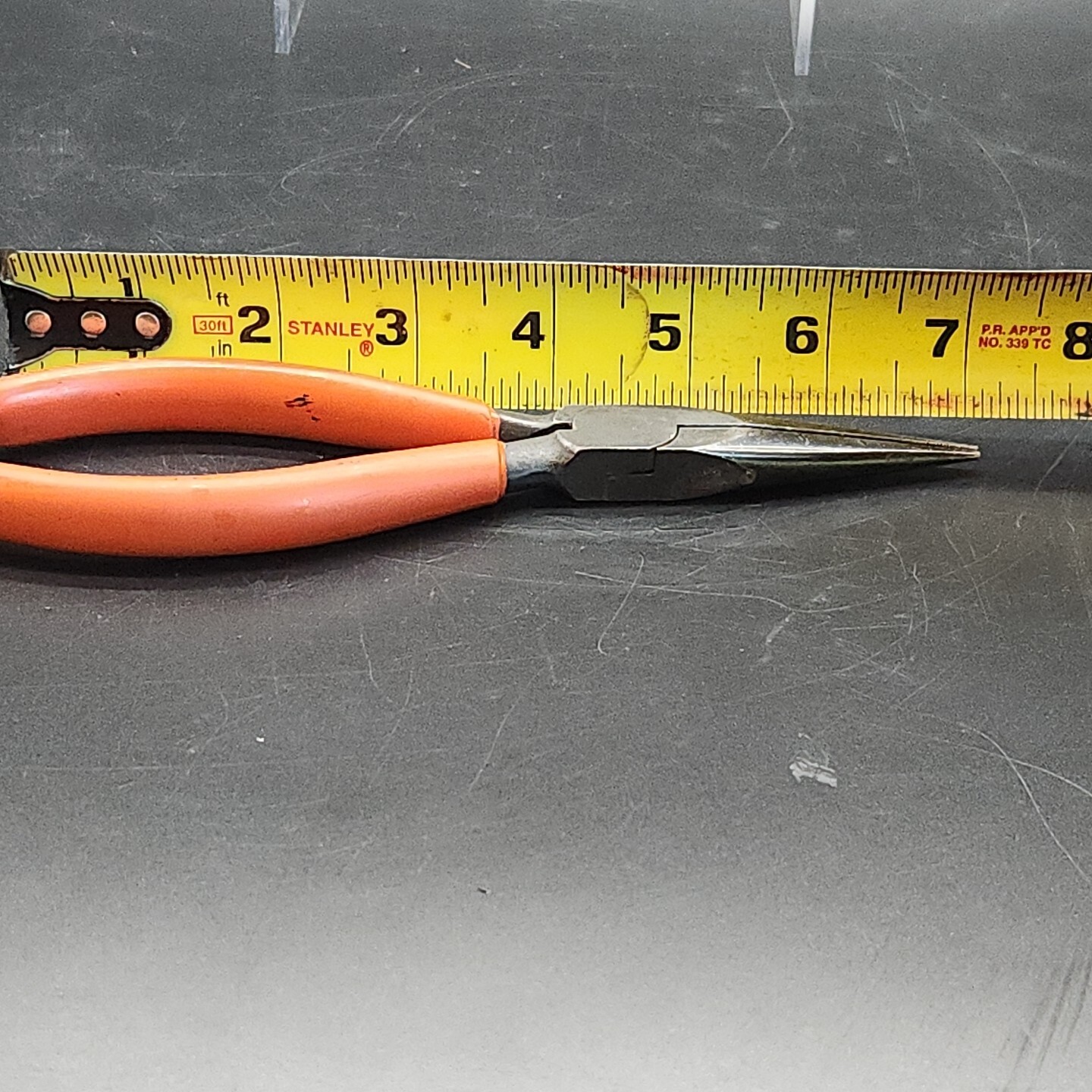 SNAP ON NEEDLE NOSE PLIERS #96CP Made in USA 7.25″