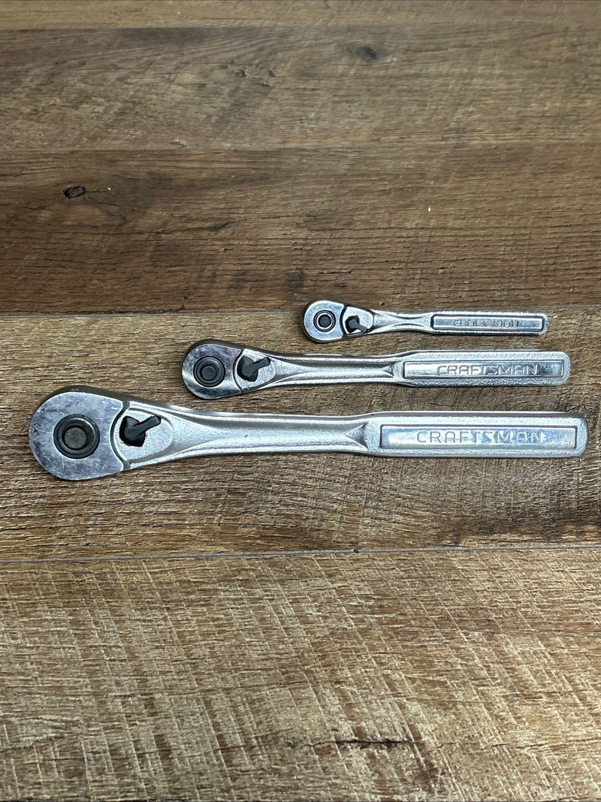 Craftsman ratchet 1/2, 3/8 and 1/4 set 44809, 44808, and 44807 FORGED IN USA