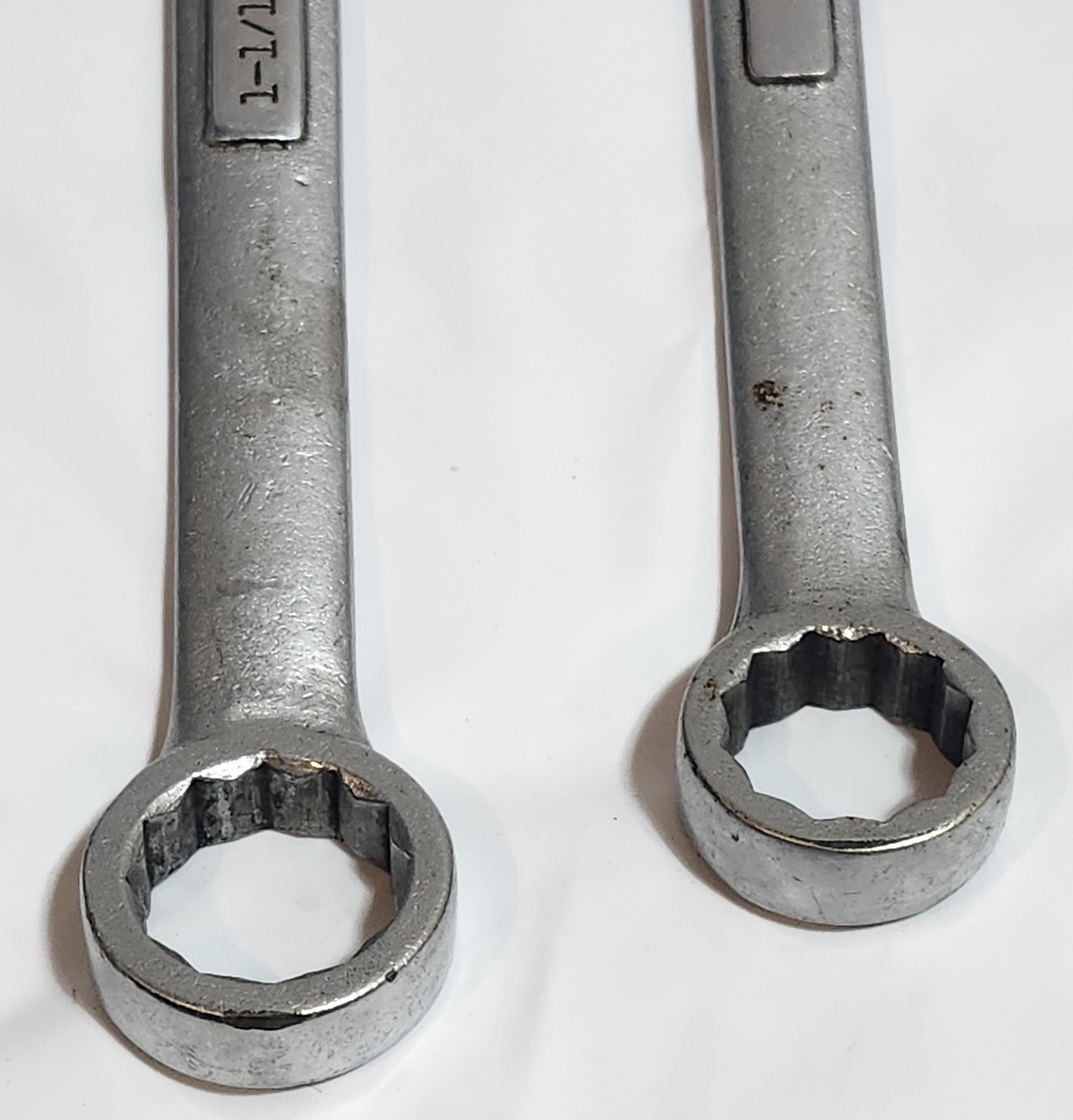 Lot (4) CRAFTSMAN 12 Point Combination Wrenches 1″, 1-1/16″, 1-1/8″, 1-1/4″