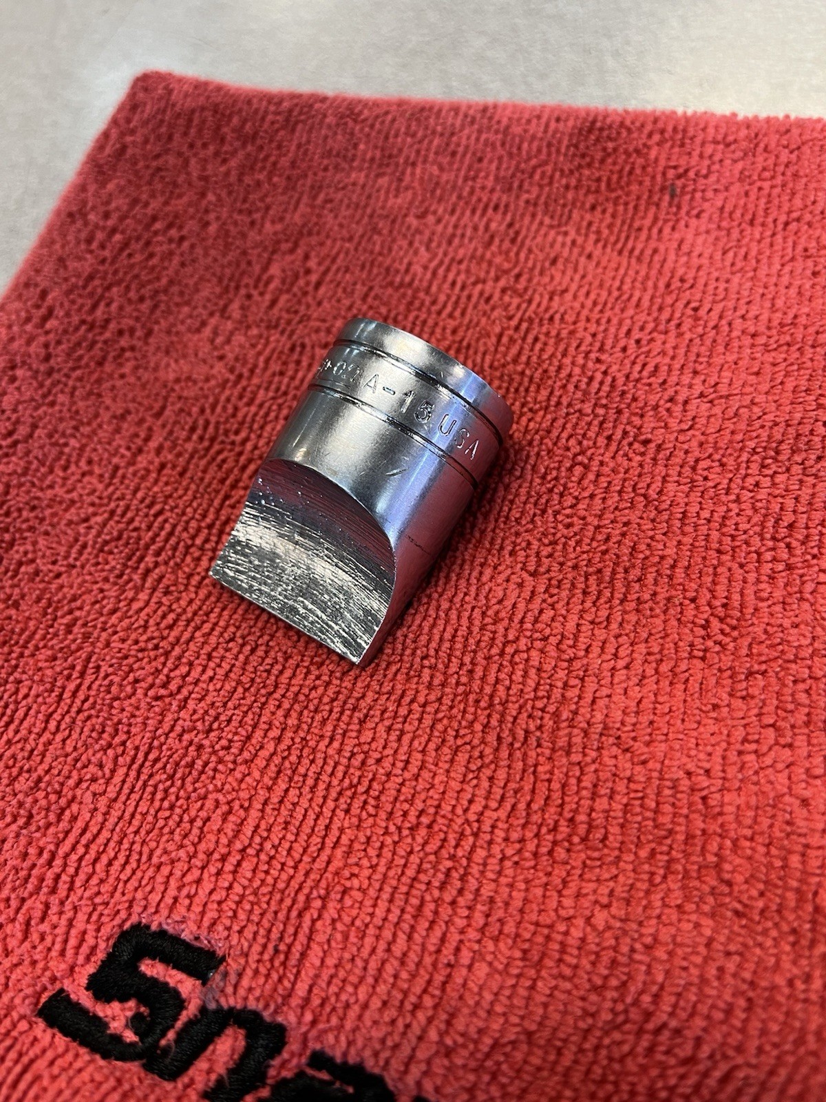 Snapon A-15 1/2 Drive 1-3/16″ Blade Width Vintage Chrome Drag Link Socket