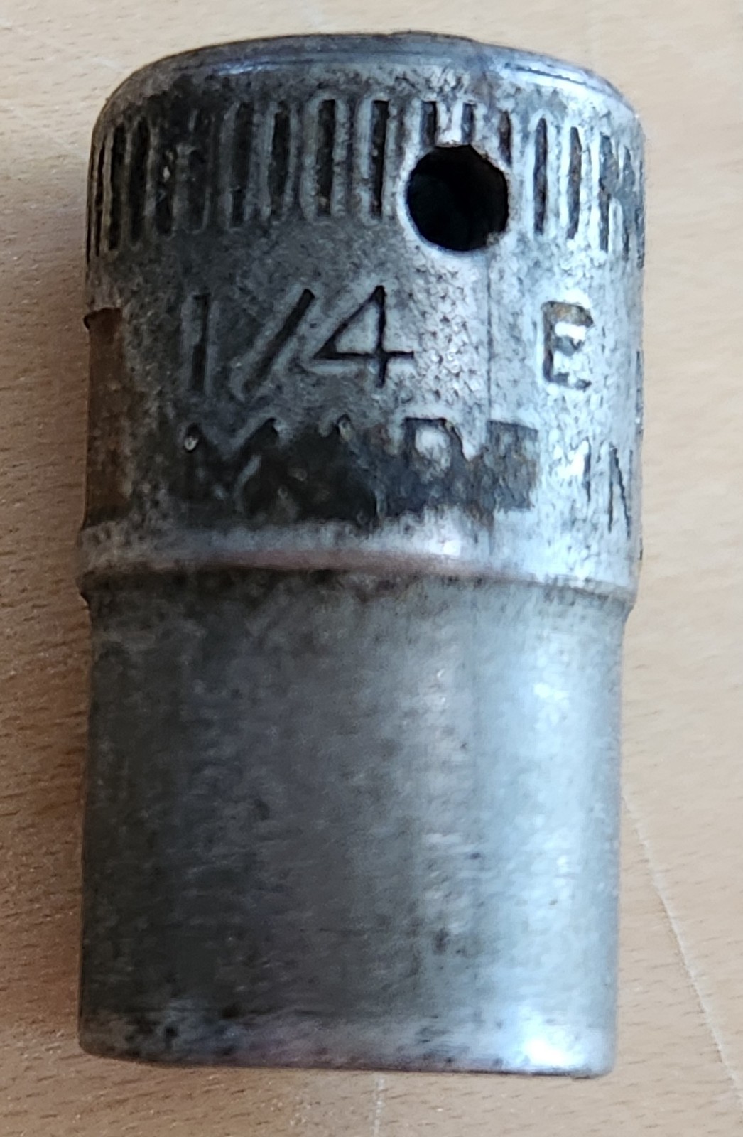 Vintage Snap-On Socket 7 Piece Partial Set + Metal Case