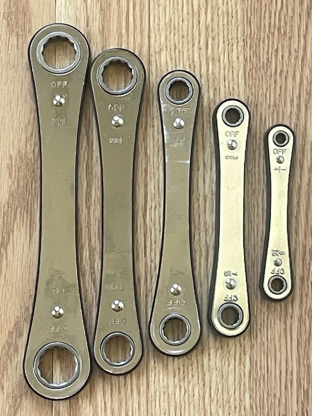 CRAFTSMAN 5Pc. BOX END RATCHETING WRENCH SET~ 9-4368 W/POUCH