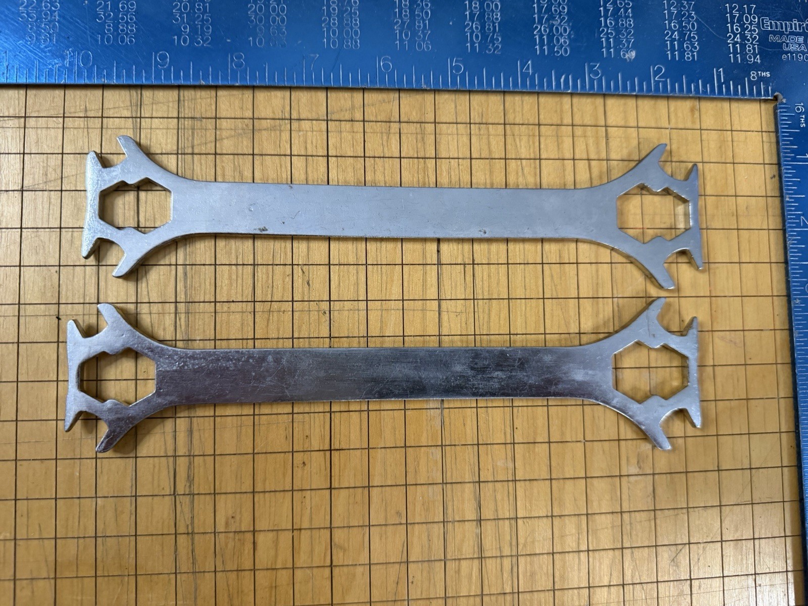 Vintage Ugly Wrench Multi-Tool Set SAE & Metric Dog Bone Spanner 2-Piece Lot