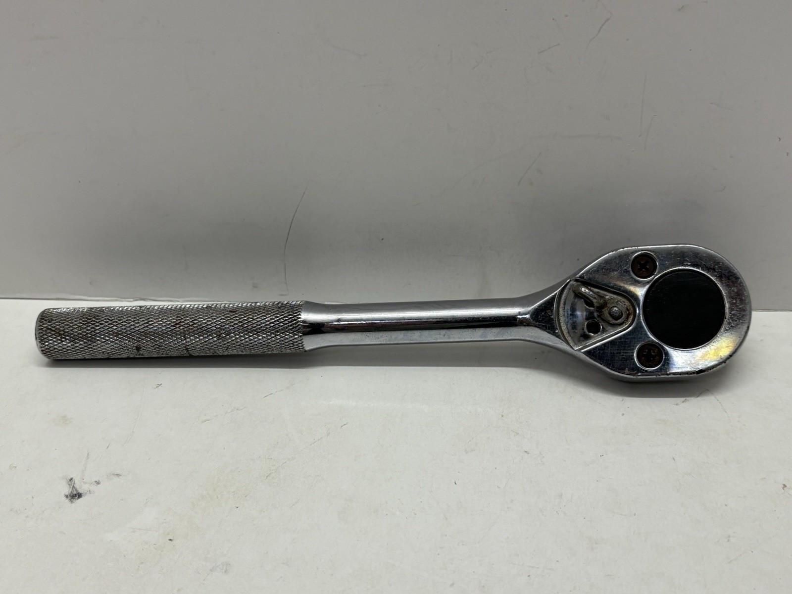 Vintage PROTO # 5449 1/2″ Drive Pear Head Ratchet W Knurled Handle USA