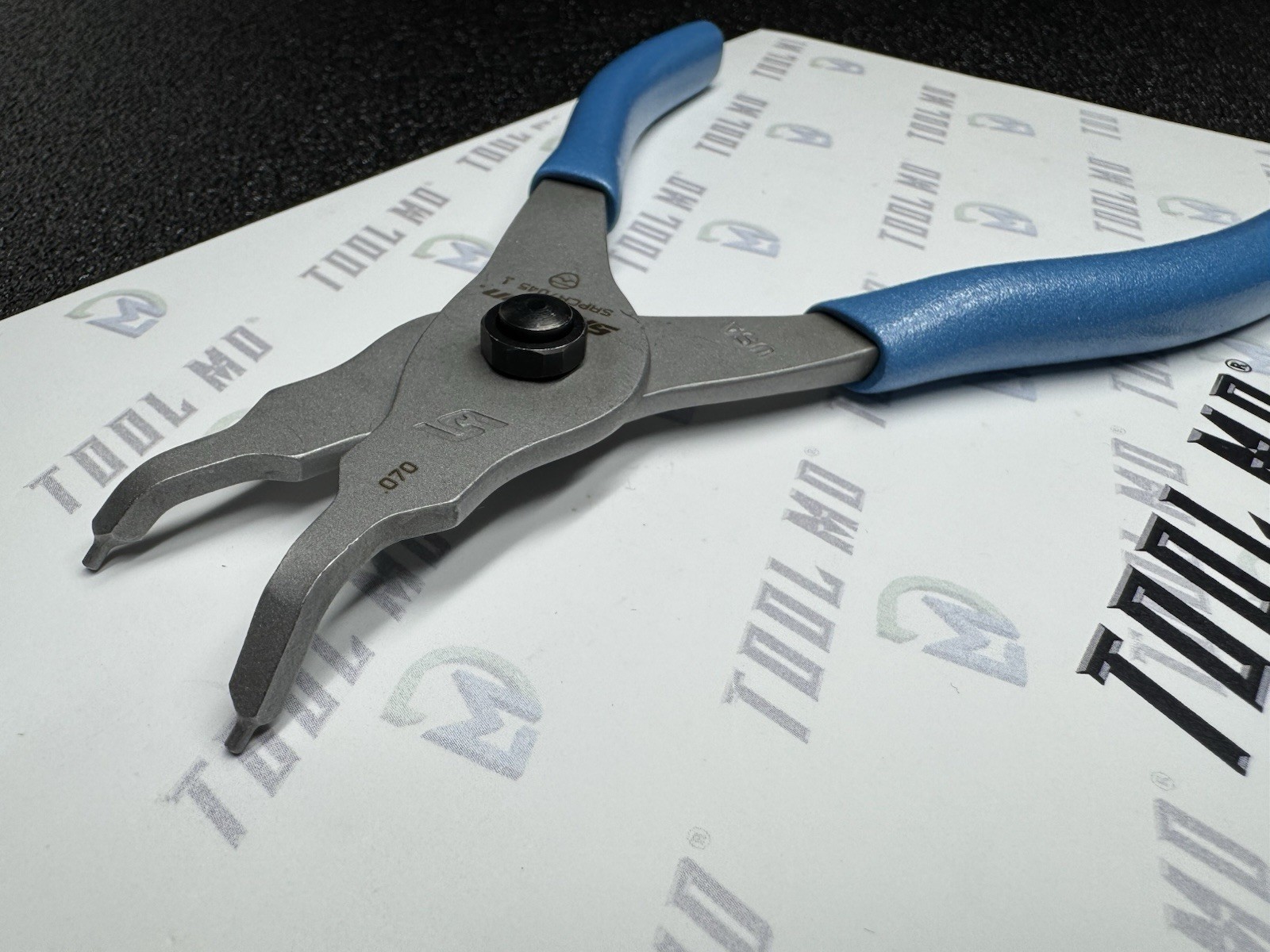 Snap-on Tools USA NEW PEARL BLUE 45° Tip .070 Snap Ring Pliers SRPCR7045