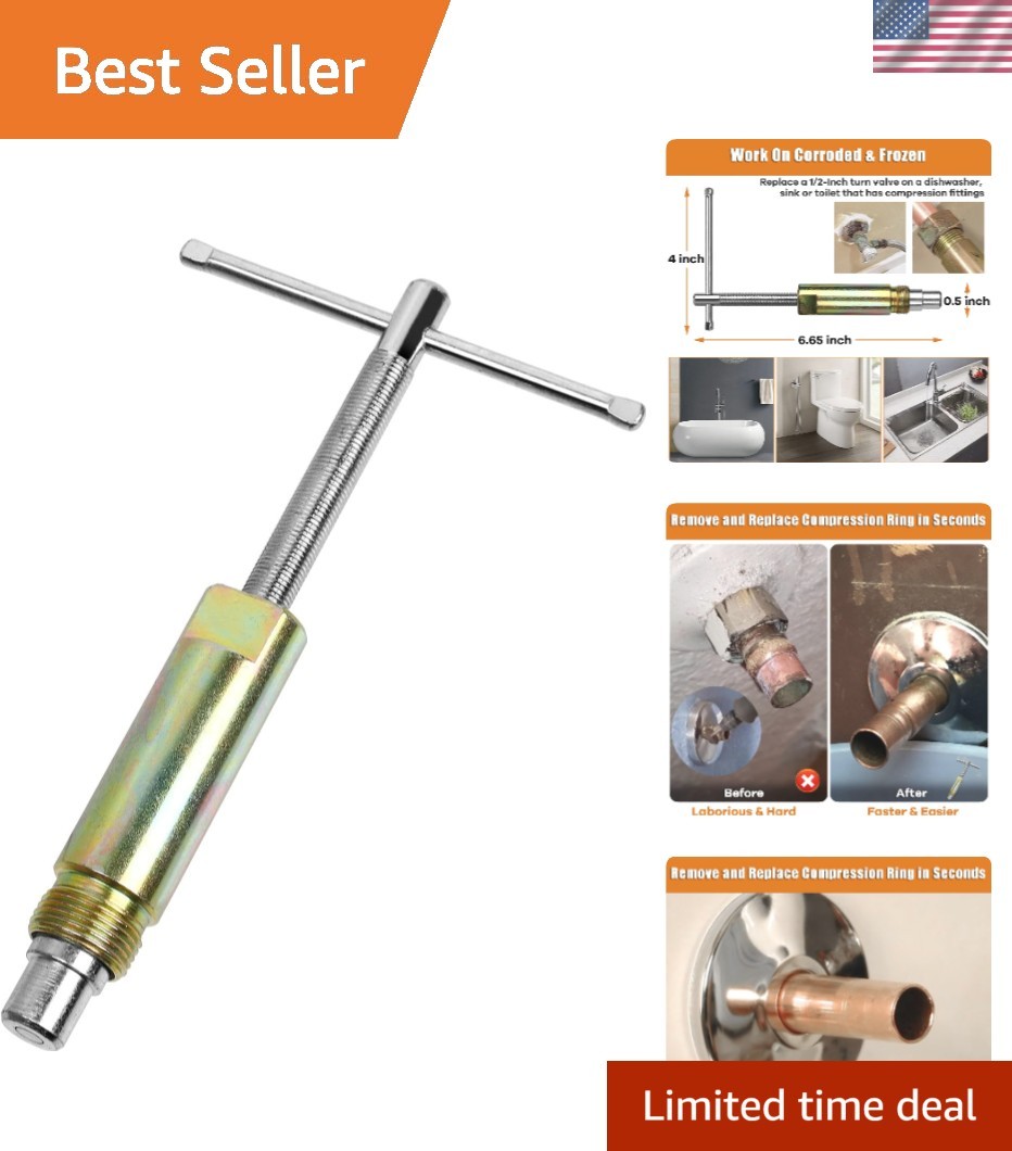 Hand-Powered Plumbing Compression Sleeve Puller for Frozen Fittings – Easy Use!