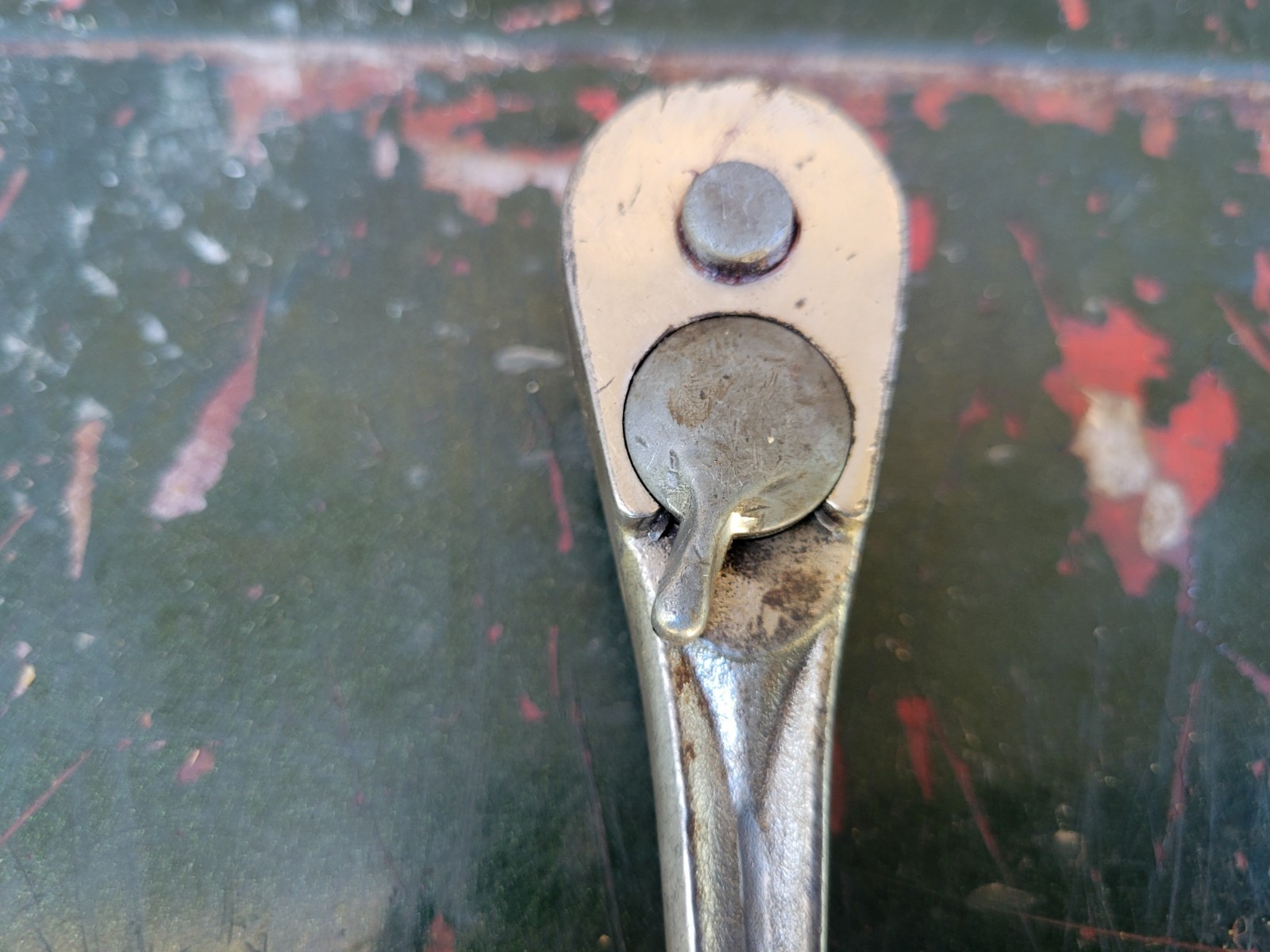 Vintage Craftsman USA Patent Pending-V- 43784 Ratchet 3/8″ Drive Forged In USA