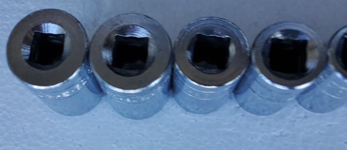 S-K 401 Series 8 Piece 1/2 Drive Sockets 1″15/16″13/16″3/4″11/16 5/8″9/16″1/2″