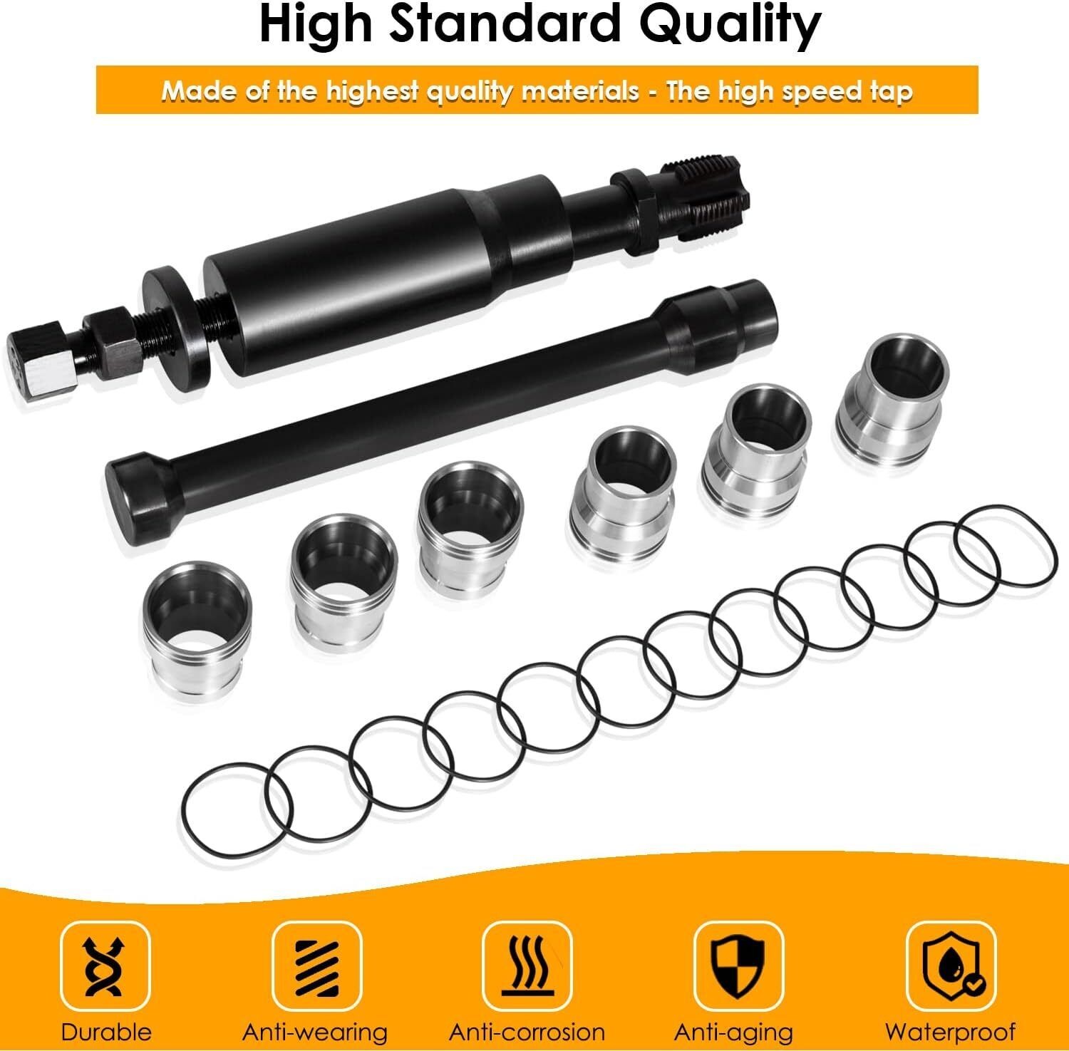 For Caterpillar CAT C7 C9 3126B Injector Sleeve Cup Removal & Install Tool Kit
