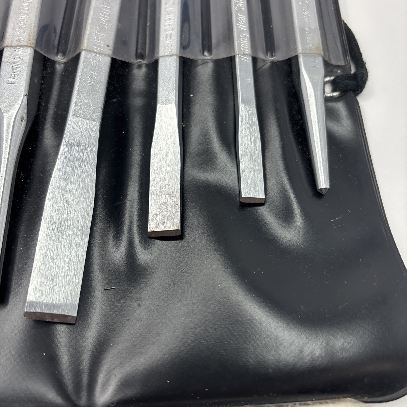 Craftsman 43032 Punch & Chisel Set 10 pc Set WF W/Org Pouch Complete + 42976 USA