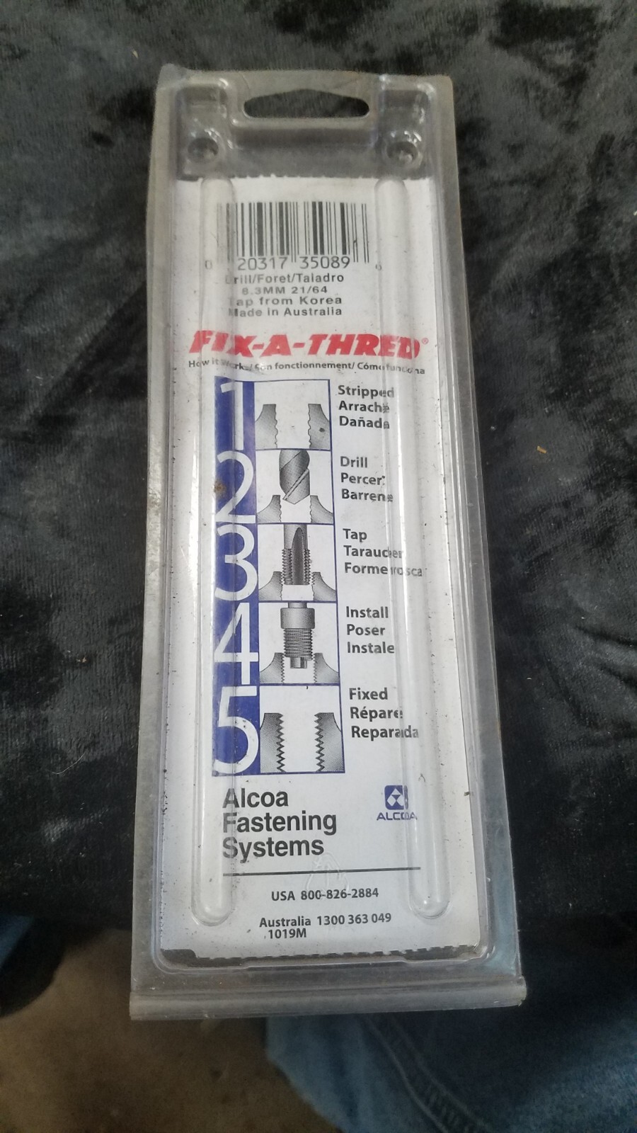Vintage Fix-A Thred M8-1.25 In Package