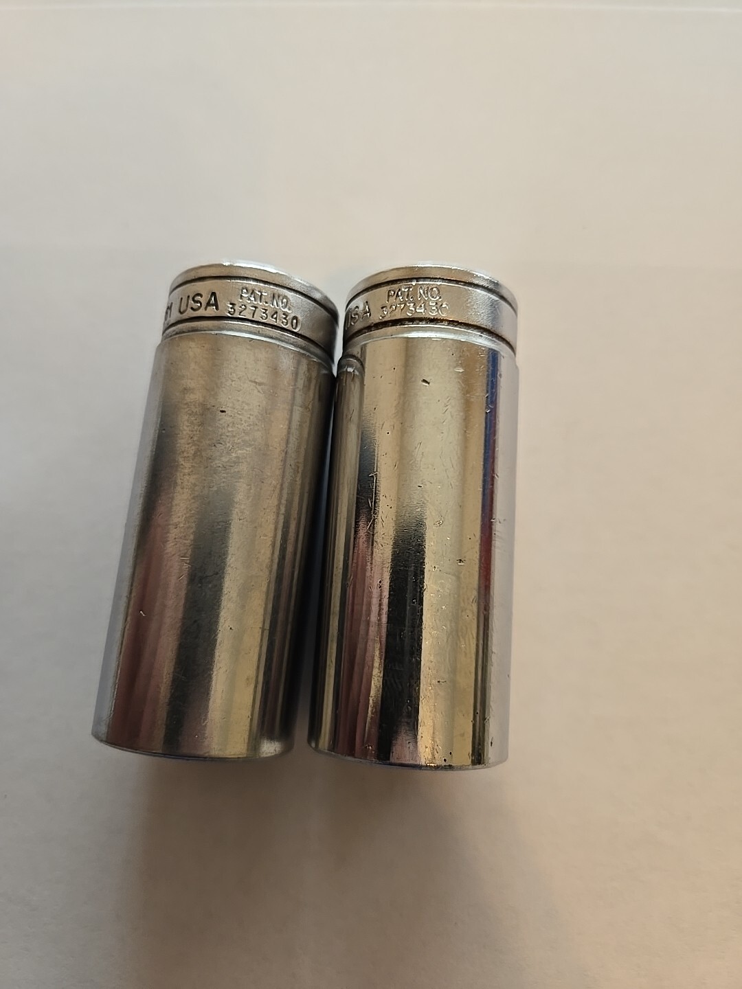Snap On 3/8″ Drive 7/8″ 6&12PT Chrome Deep Sockets Lot Of 2
