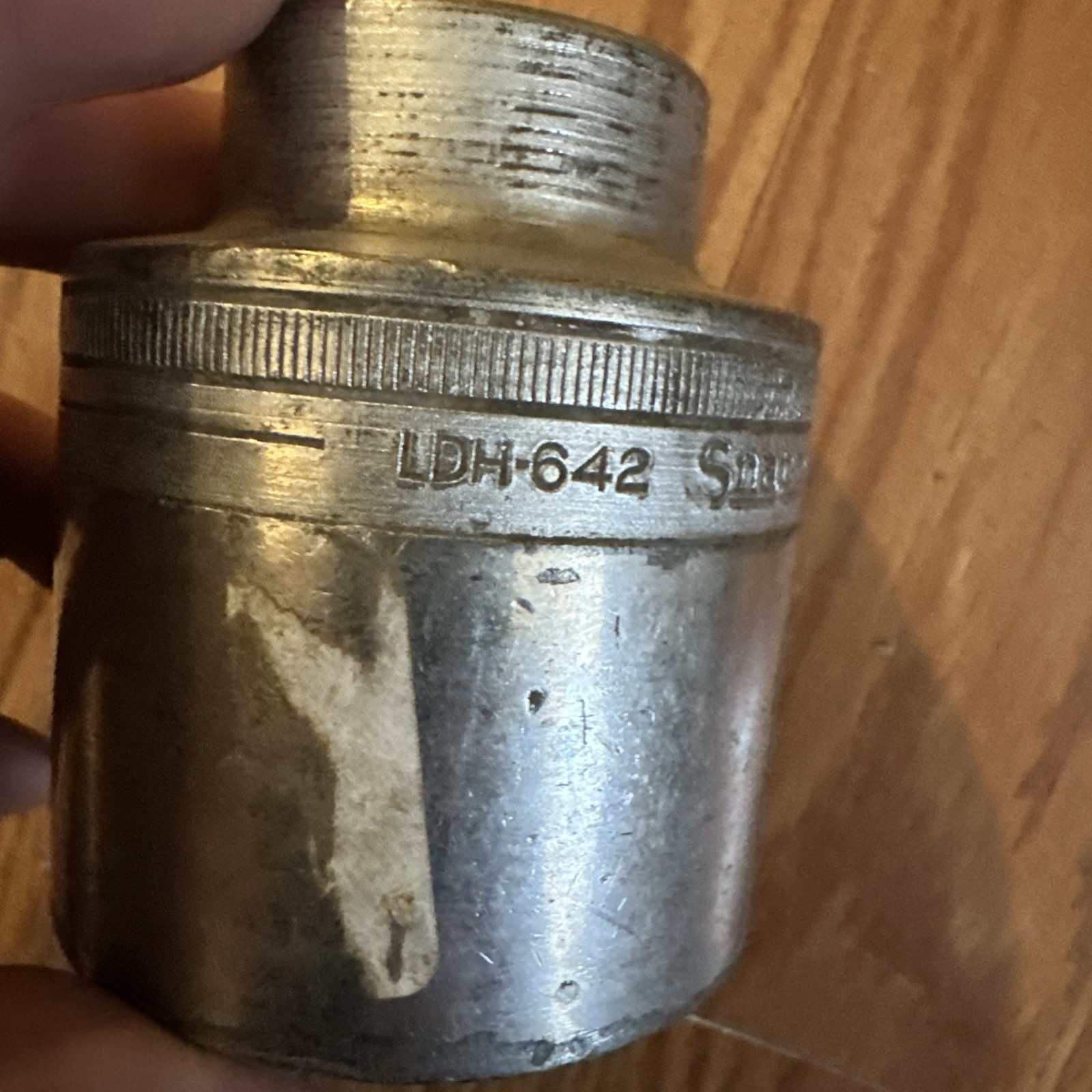 Vintage Snap-on LDH642 2″ 3/4-Drive 12-Point Shallow Socket USA