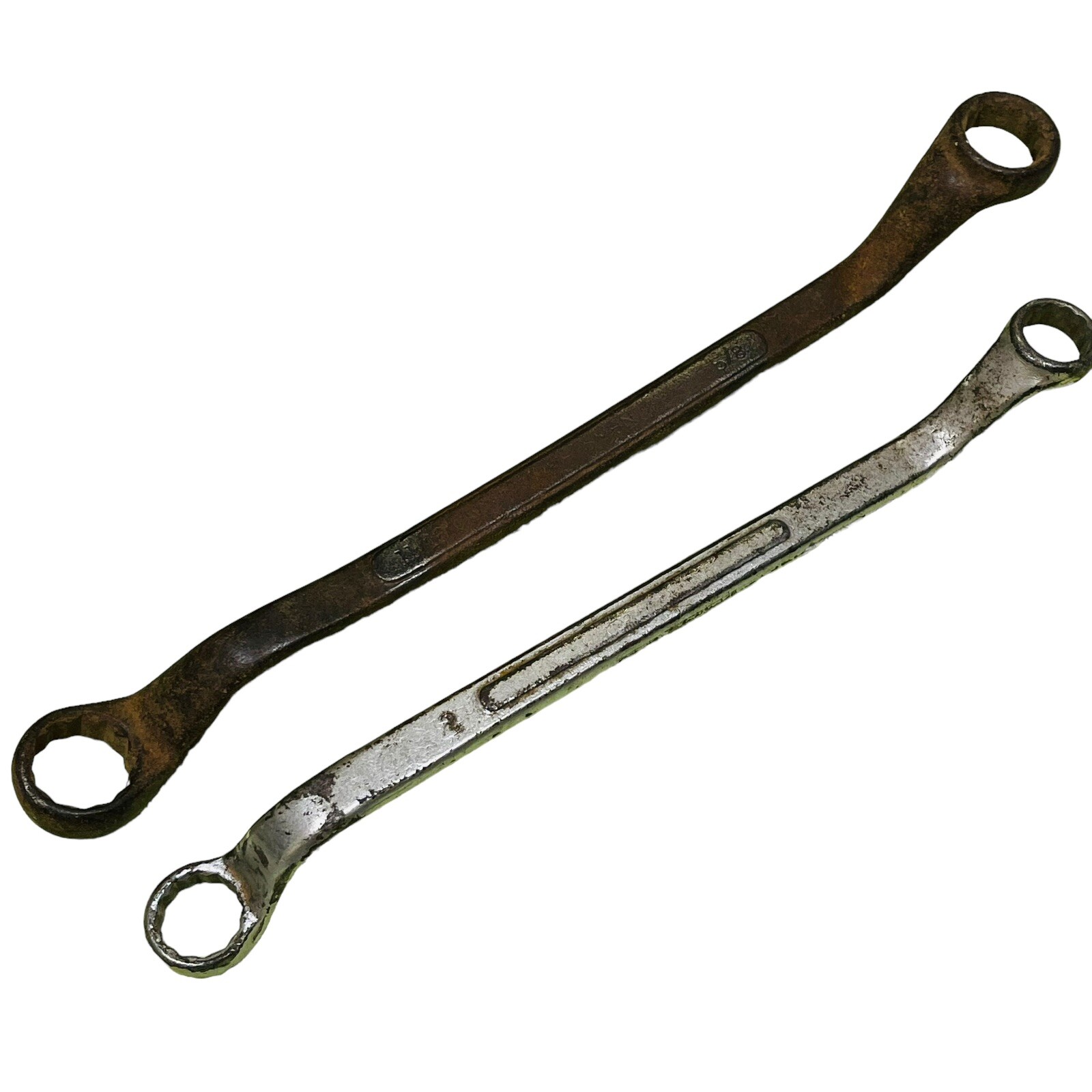 Lot 2 Offset Box Wrench Craftsman 11/16 5/8” & Unmarked 9/16 1/2” 12 Point