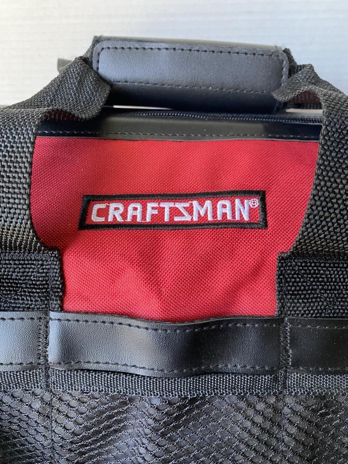 Craftsman Heavy Duty 21-Pocket Large Mouth Tool Tote Bag No. 40411 Red