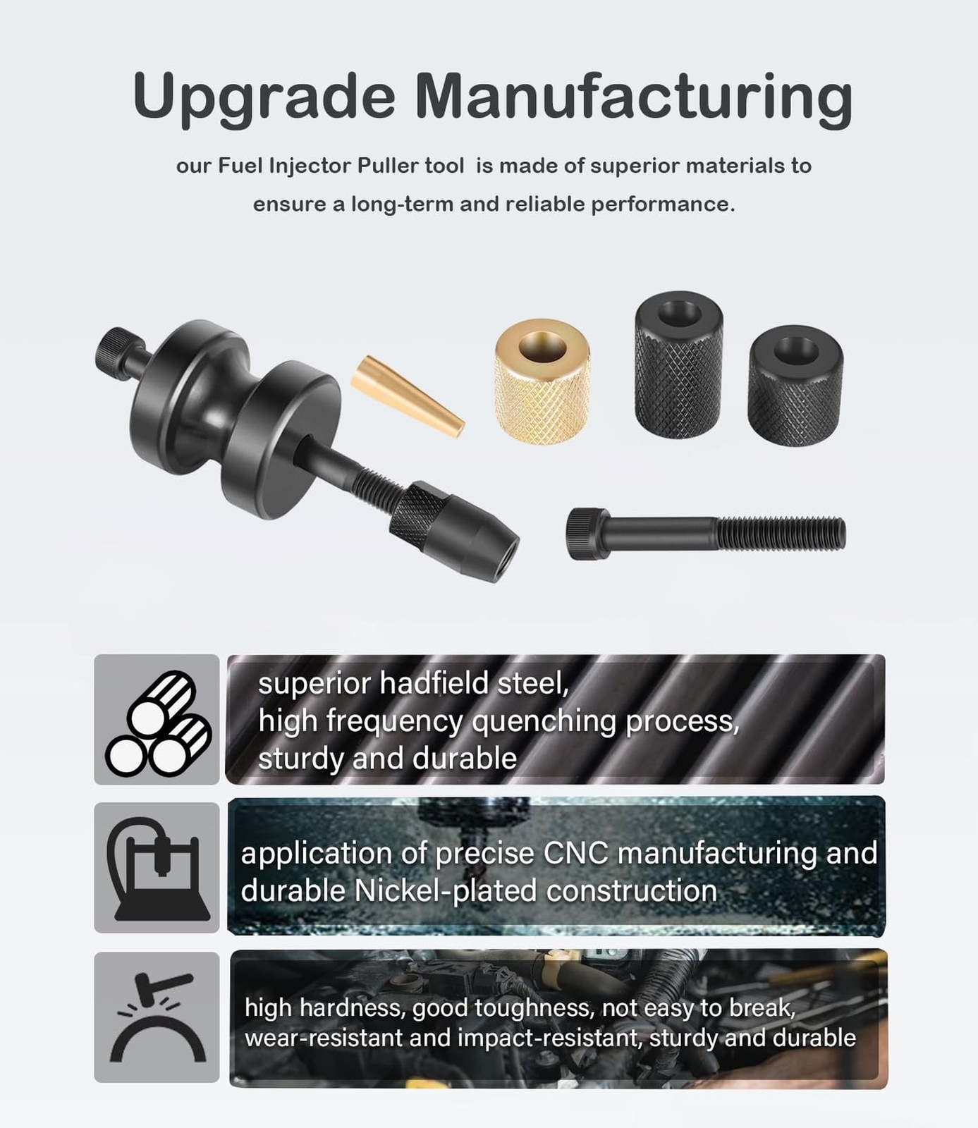 Injector Puller and Teflon Seal Installer Tool For BMW N14 N18 N54 N63 Replac…