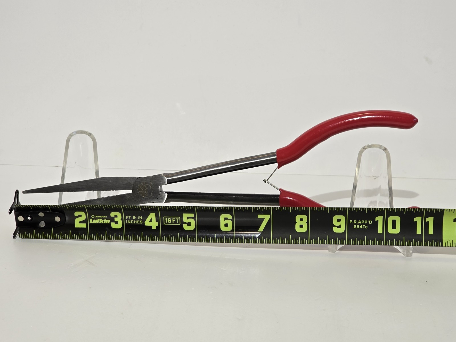 🛠 NEW! Mac Tools 11” Duck Bill Pliers RED Spring-Loaded Long Handles P11LRDBA