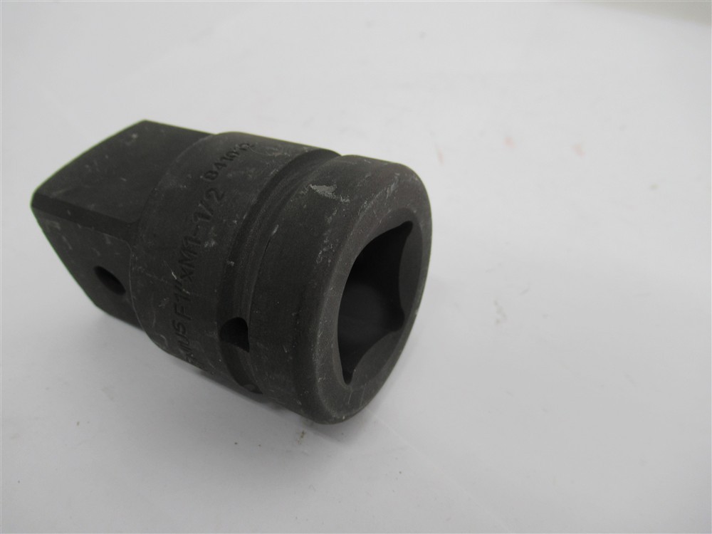 Genius 841012 , 1″ Female x 1-1/2″ Male Impact Adapter W/Pin Hole