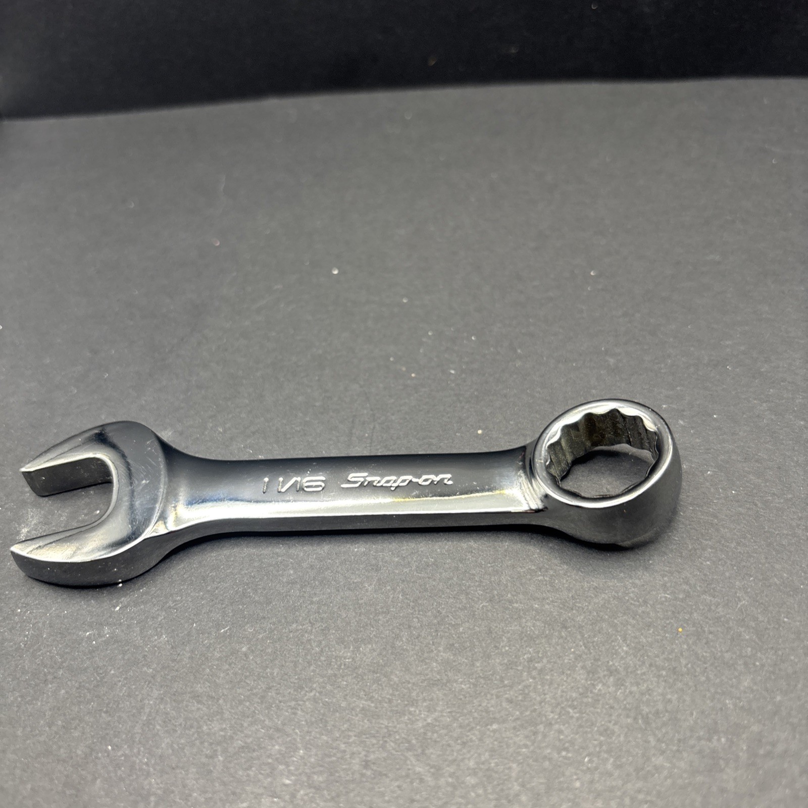 Snap-on OX122B 11/16” 12 Pt Stubby Combination Chrome Wrench 11/16in. Snap On