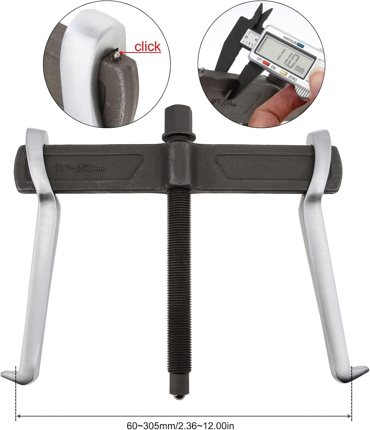 Adjustable CR-V Bearing Puller Gears, Removal Tool for External Internal Pull…