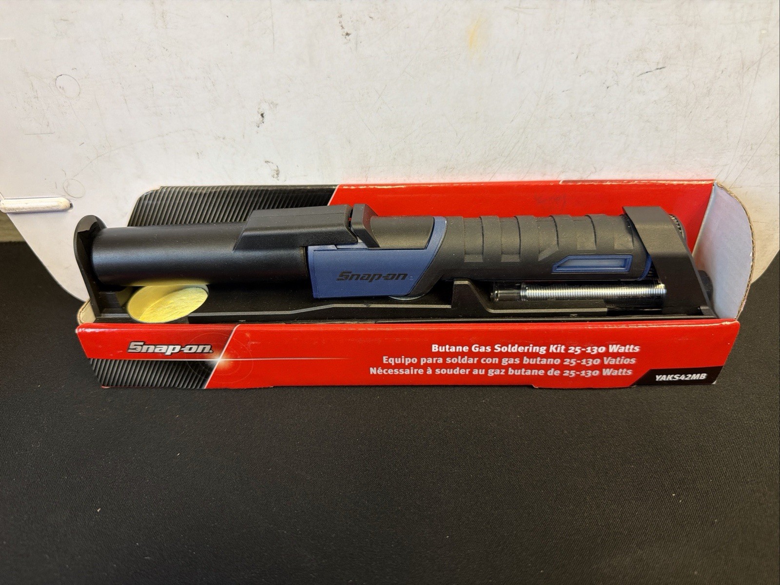 Snap-on Tools USA NEW Butane Gas Soldering Kit METALLIC BLUE YAKS42MB