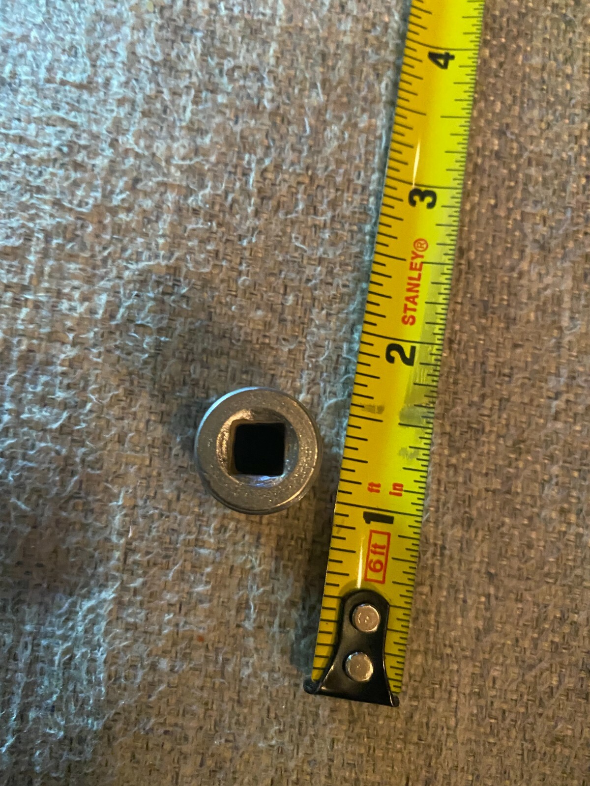 Snap-on 1/2in, 1/4in drive 6 point shallow chrome socket TM16.
