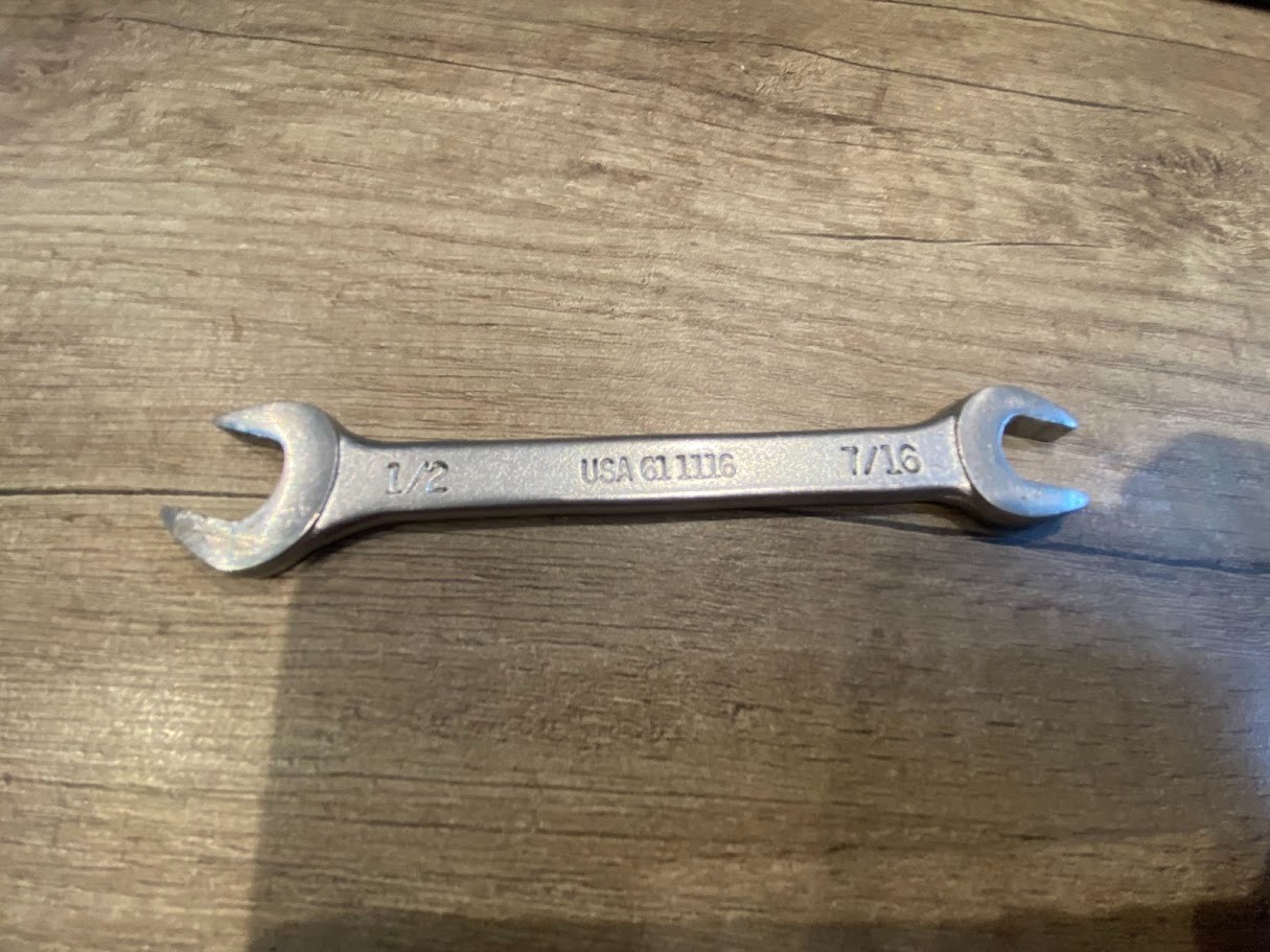 Easco 1/2″ & 7/16″ Oppen End Spanner USA 61 1116