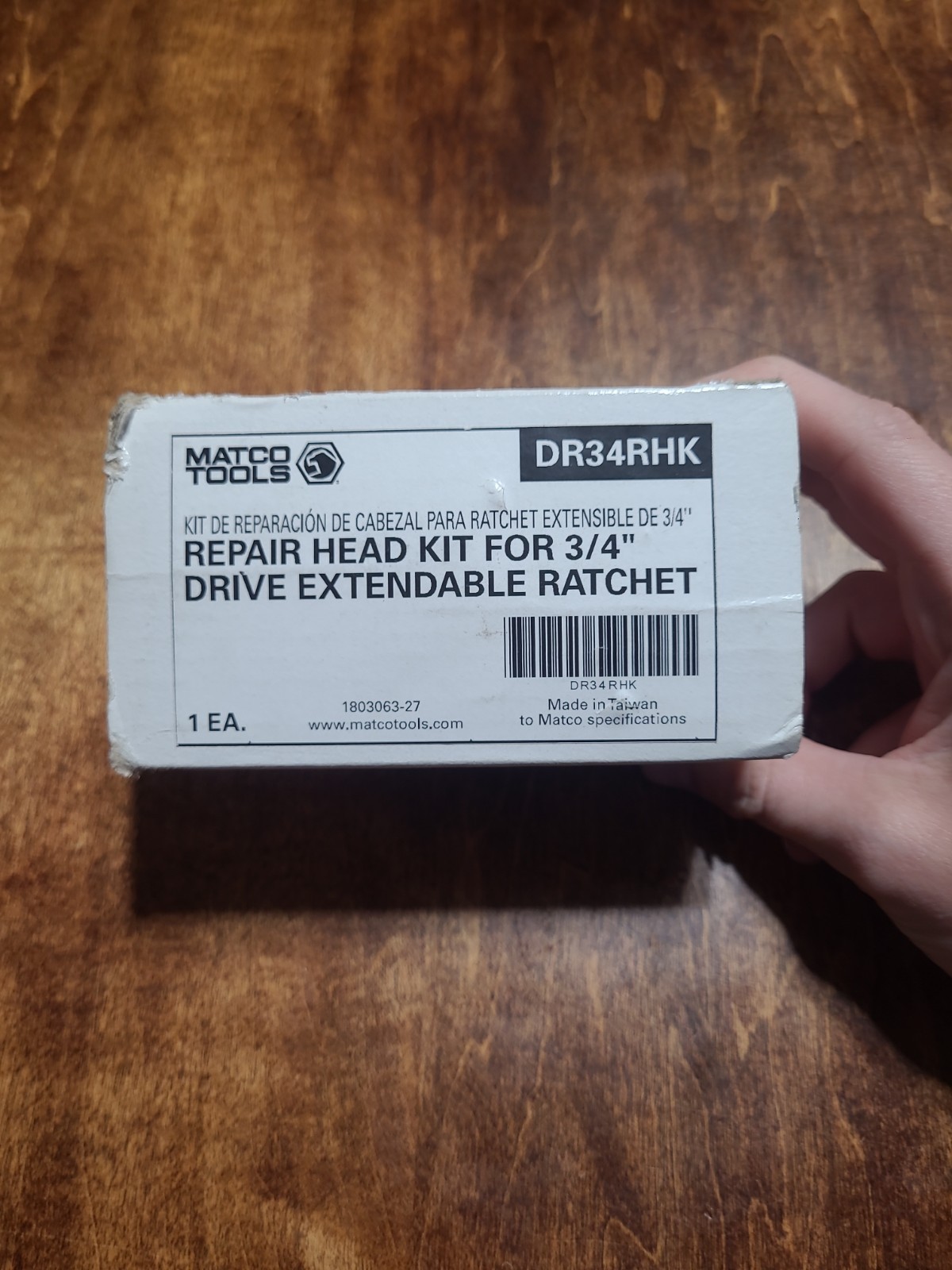 NIB Matco Tools Repair Head Kit For 3/4″ Drive Extendable Ratchet