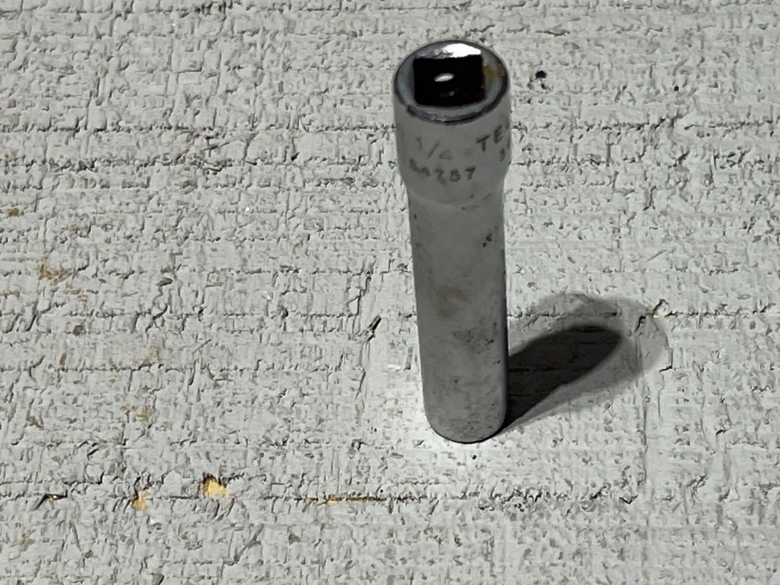 Snap On 1/4″ Deep Socket 1/4″ Drive Spline Drive TEL8 #8 Hex USA READ!