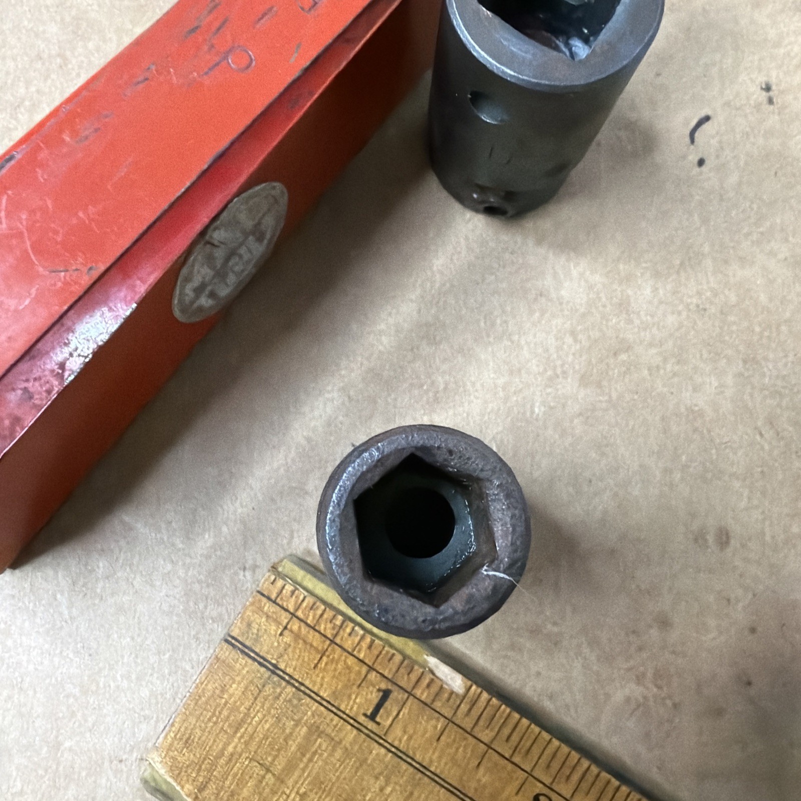 MAC TOOLS 6 PC DRIVE IMPACT SOCKET SET VT-8 METAL TRAY USA