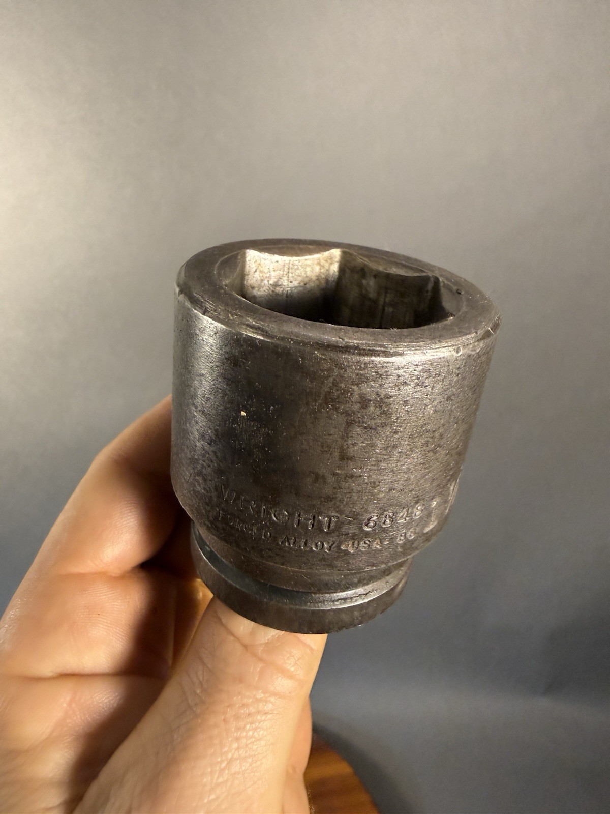 Wright 3/4″ Drive 1-1/2″ 6PT Impact Socket #6848 USA