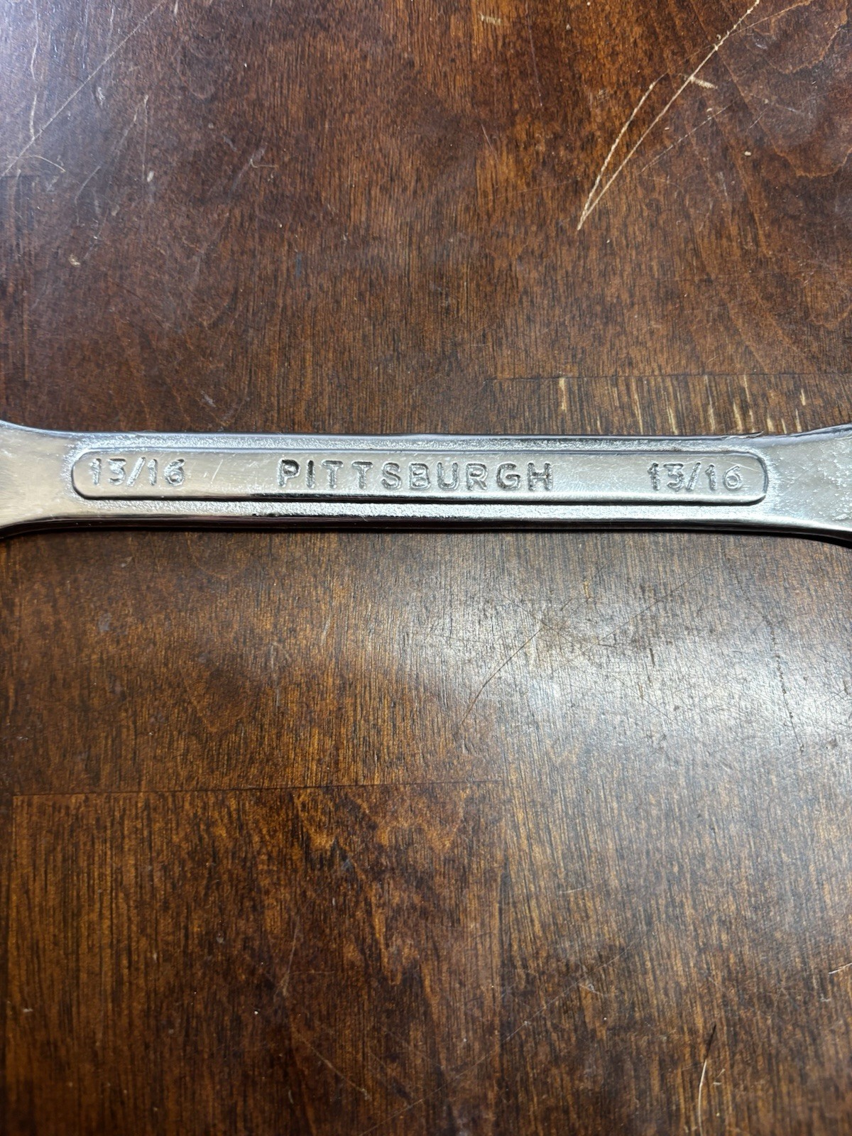 Pittsburgh Chrome Vanadium Combination Standard 13/16 Wrench – 12 Point