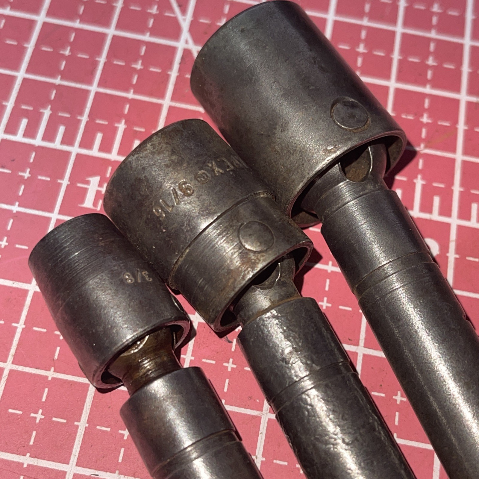 Apex USA Hex 7/16 Power Drive 3 Piece 3/8 – 5/8 Wobble Socket Extension
