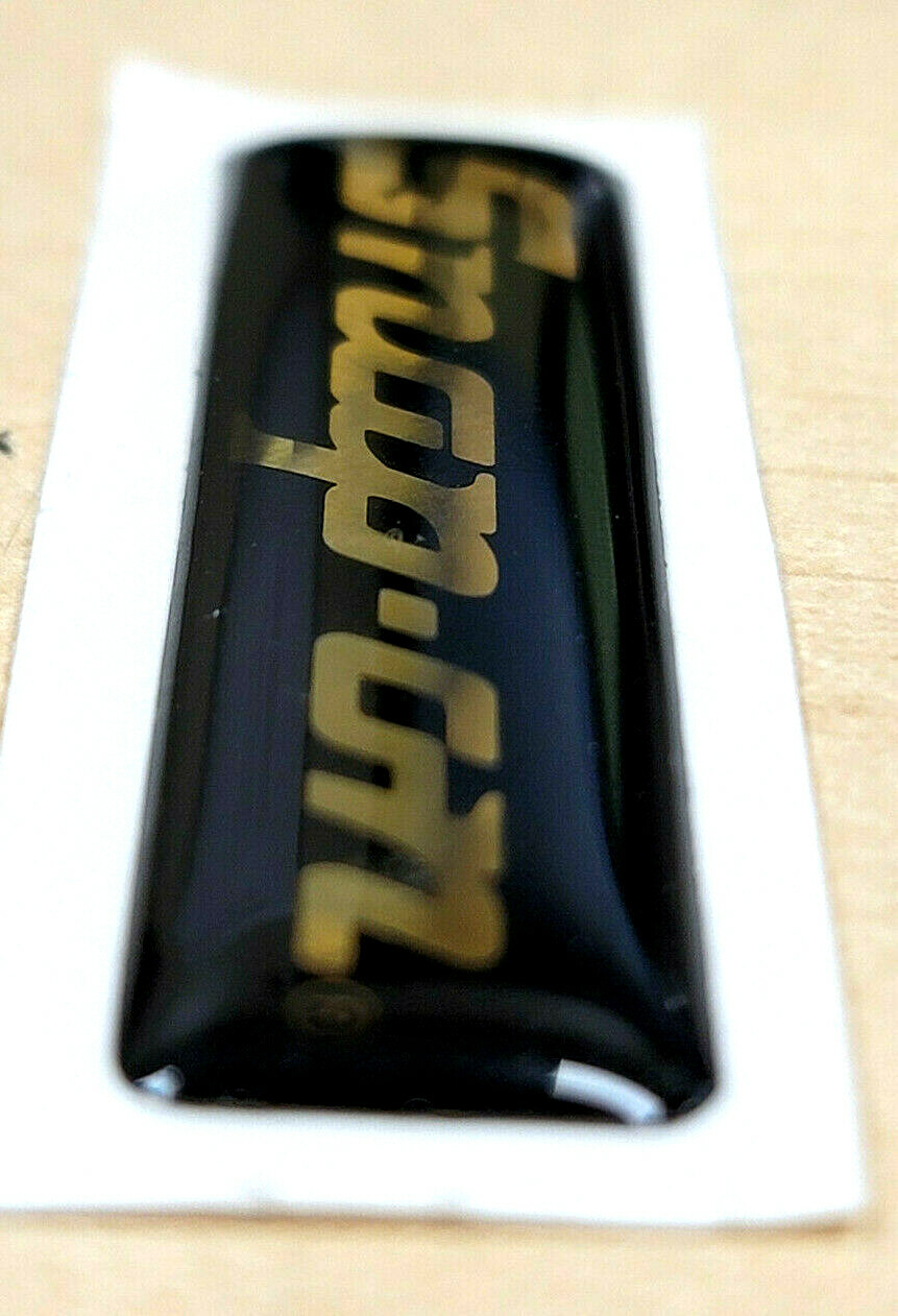 NEW SNAP-ON LOGO TOOL BOX CART 3D ROLL CAB GOLD BADGE EMBLEM DECAL ORIGINAL