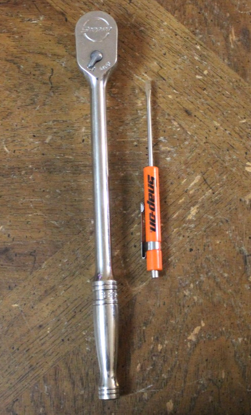 Snap On Tools FL80 3/8″ Drive 10” Long with Flat Head Pocket Screwdriver