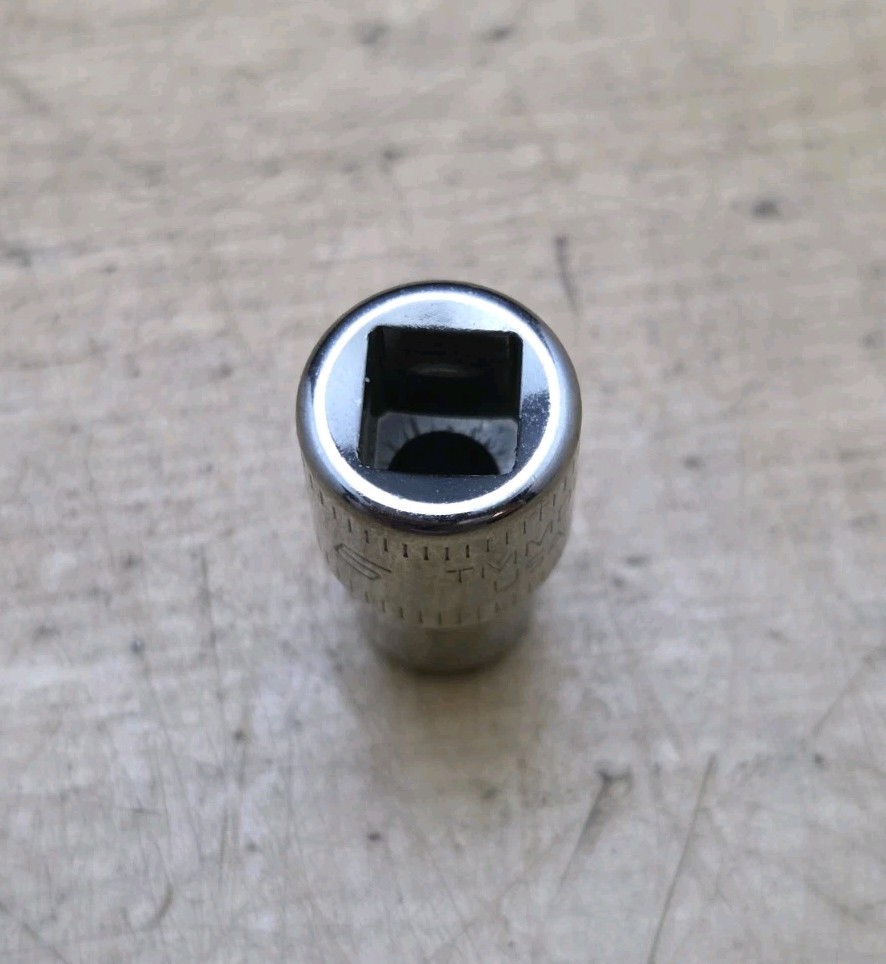 New Snap On TMMD6 – 1/4″ Drive 6mm Shallow 12Pt Chrome Socket Ships Free
