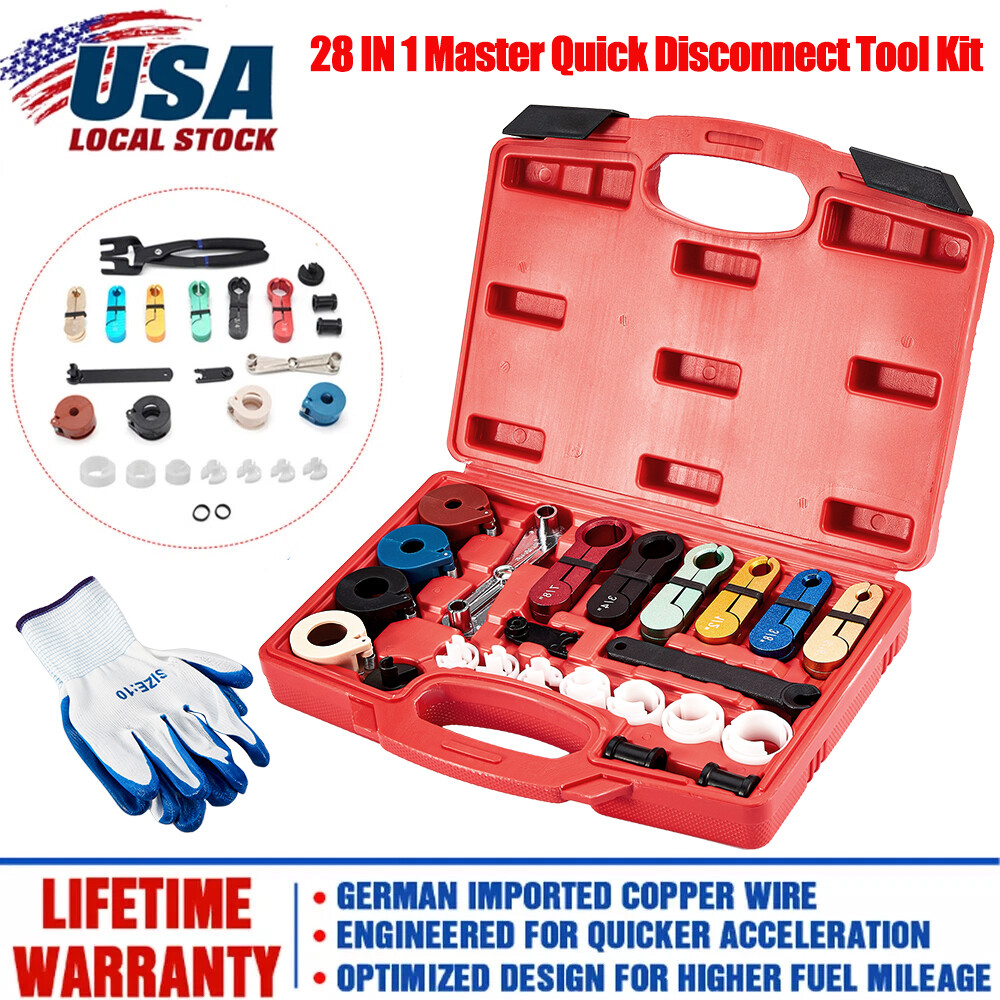Fuel Line Disconnect Tool Set, 28 in 1 Master Quick Disconnect Tool Repair kit