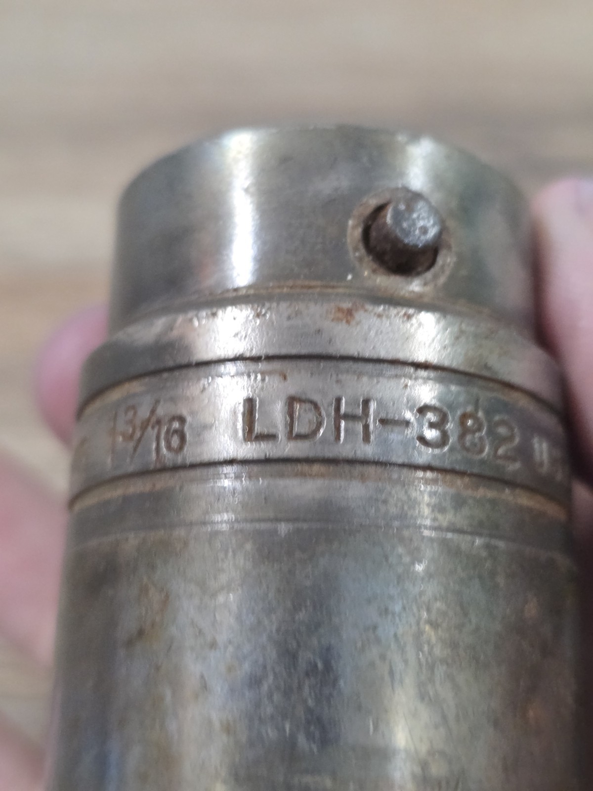 Snap-on 1-3/16″ Socket 3/4″ Drive 12 Point Shallow LDH-382 USA Made Tool
