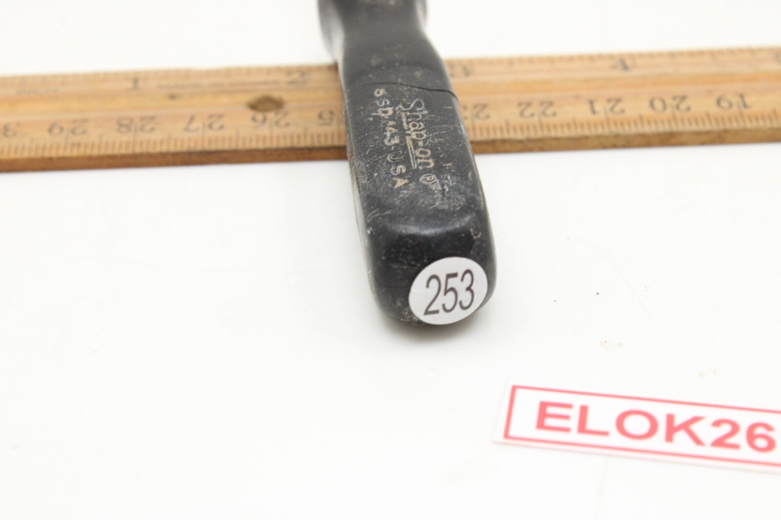 Snap-on SSD143 1/4″ Flat/Slotted Screwdriver Hard Black Handle USA Damaged Tip