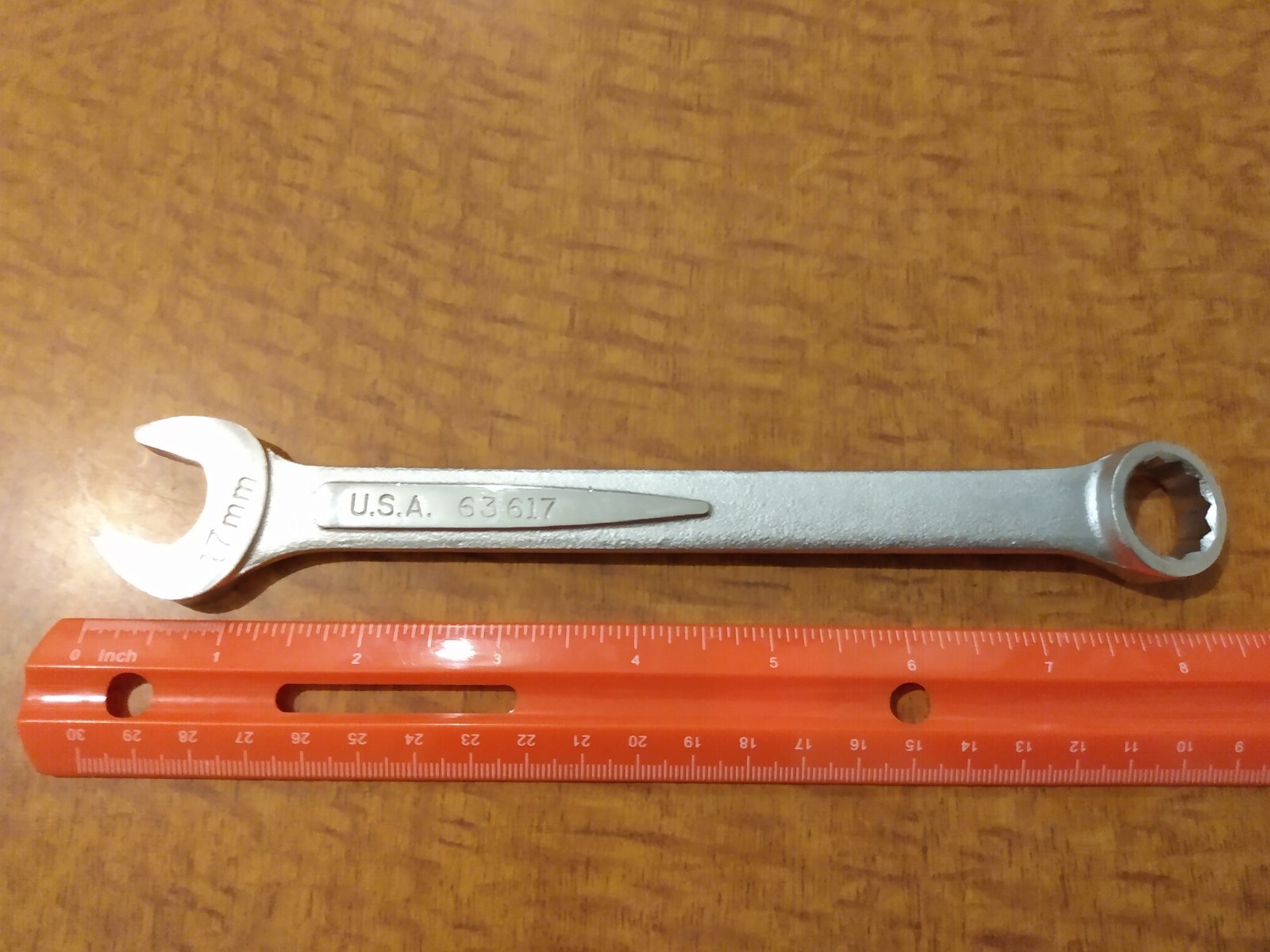 EASCO 17mm Combination Wrench 63617, New Old Stock, U.S.A.