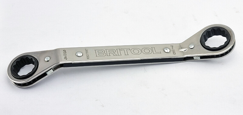 BRITOOL HALLMARK OFFSET RATCHETING BOX WRENCH SPANNER 5/8″ x 11/16″ AF – RBO6268