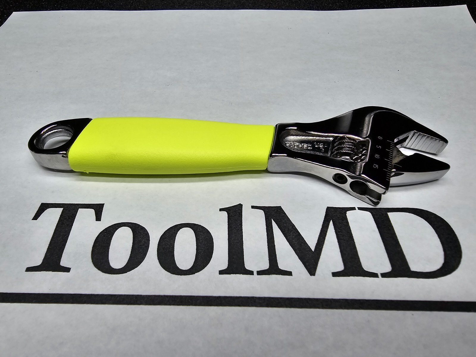 Snap-on Tools NEW HI VIS YELLOW 6″ Flank Drive PLUS Adjustable Wrench FADH6CHV