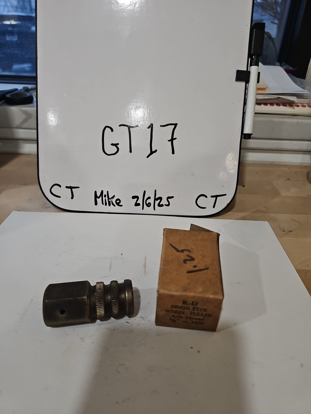Wheel/Hub Knock Out Puller for Thread Axle 5/8″-18th.