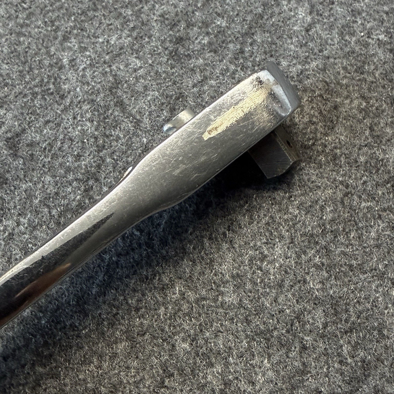 Snap-on FN720A 3/8″ Drive 6″ Long Chrome Short Handle Ratchet USA