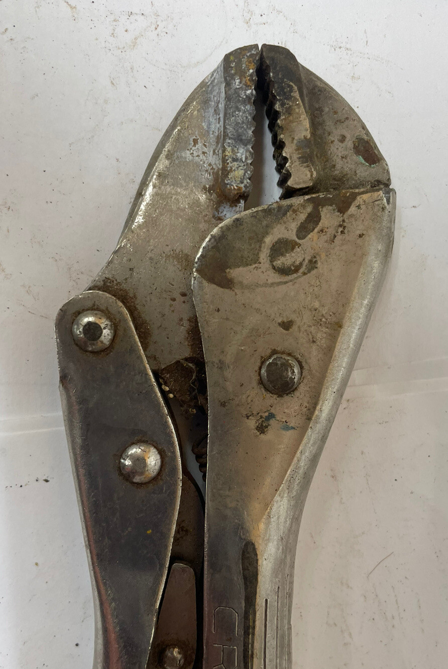 Craftsman Tools 7.5″ Locking Vise Grip Pliers 24465 Made In USA Vintage