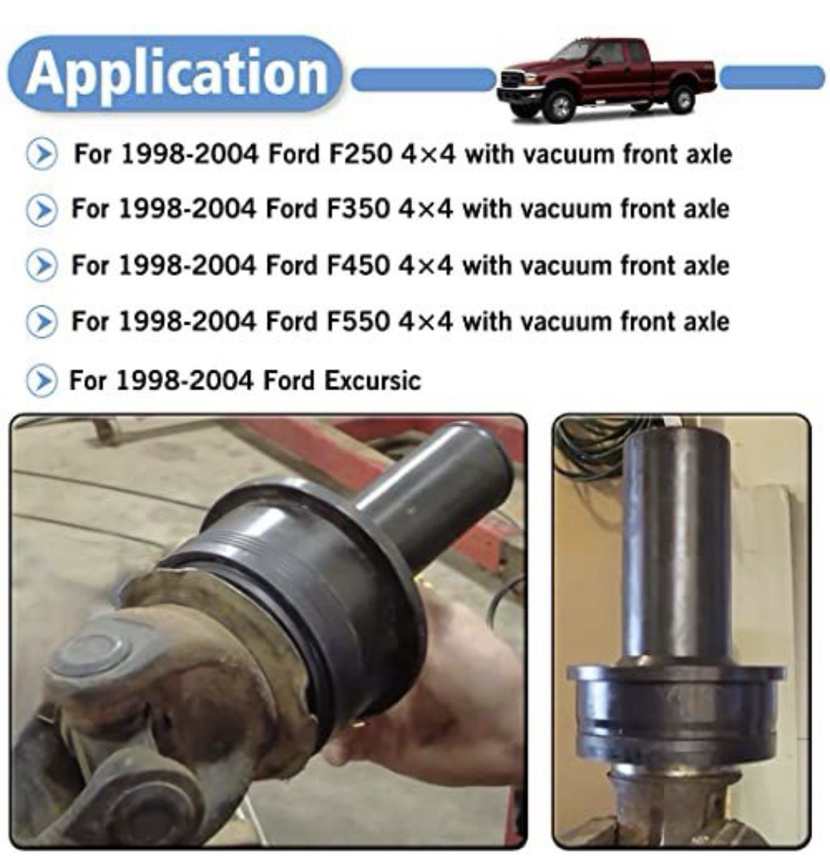 6695 Axle Shaft Seal Installer Compatible for 1998-2004 F250 F350 F450 F550
